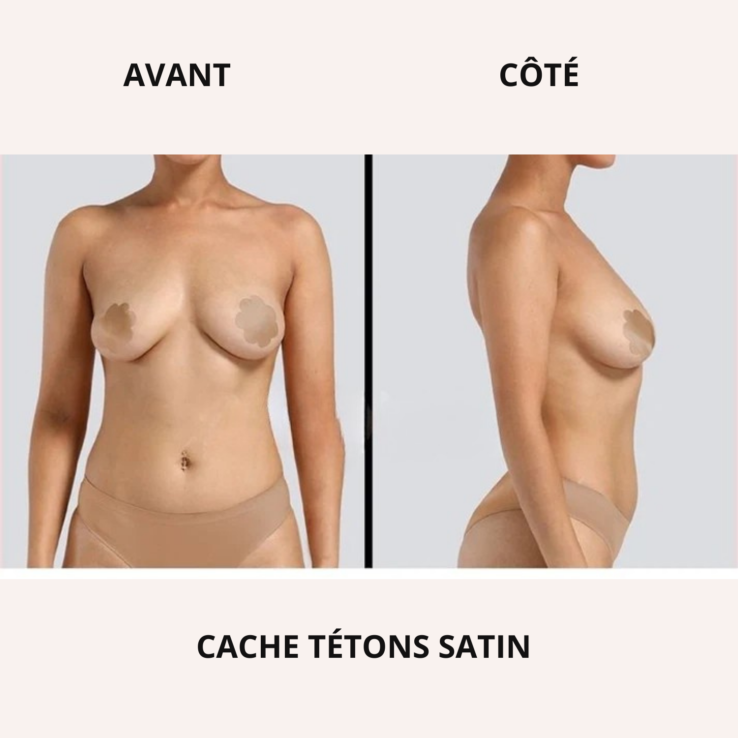 Cache Tétons Satin